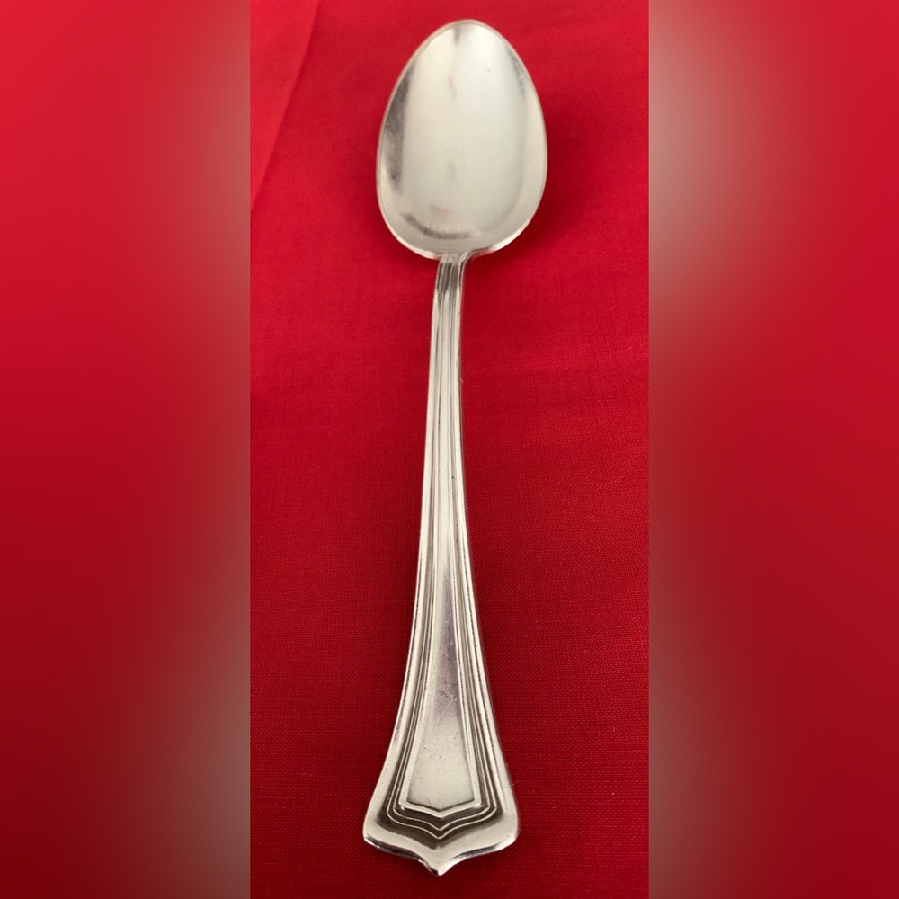Antique 1881 Rogers Serving Spoon (1915 Scotia Pattern).